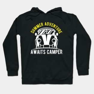 Summer Adventure Awaits Camper Hoodie